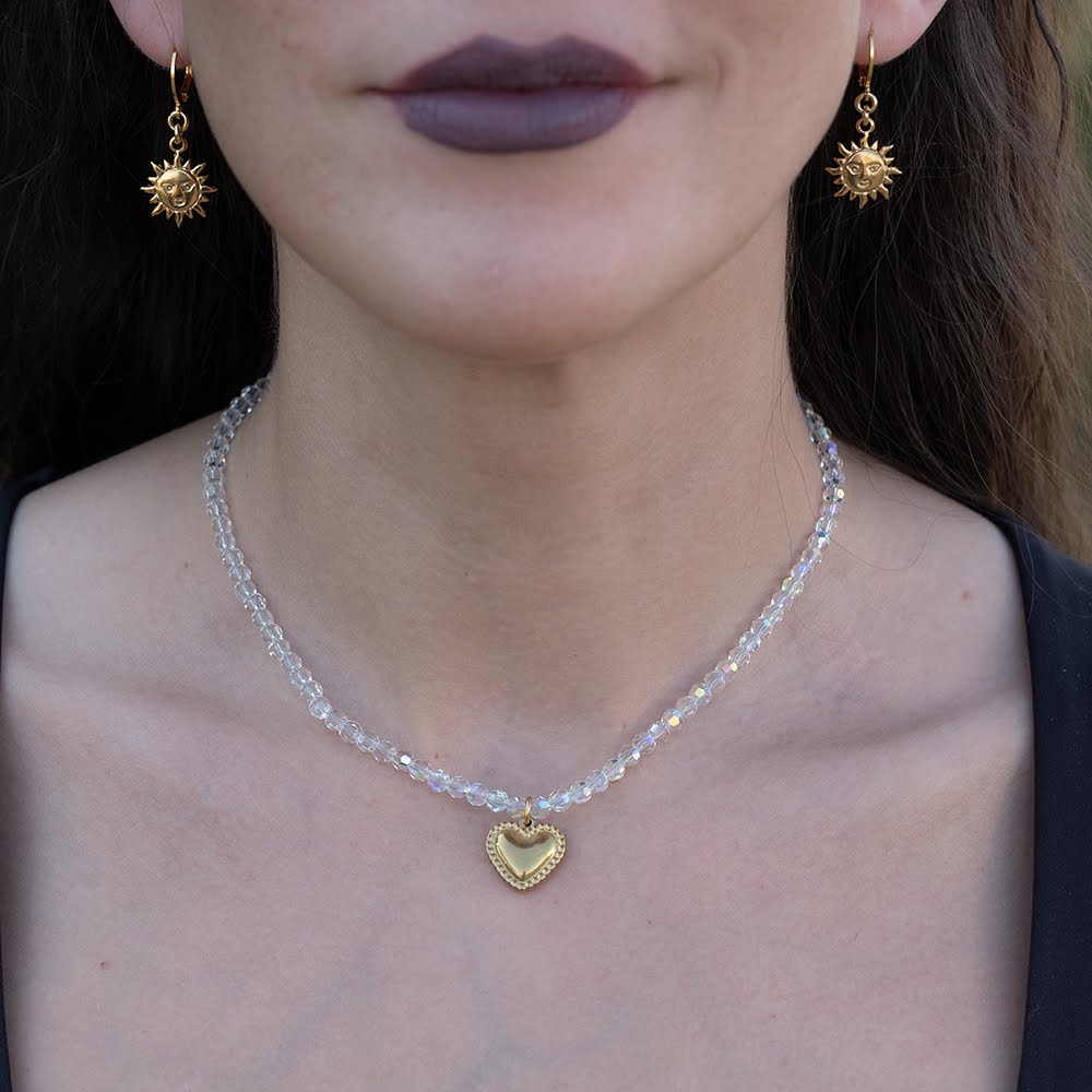Pre-order Diamond Sacred Heart Necklace