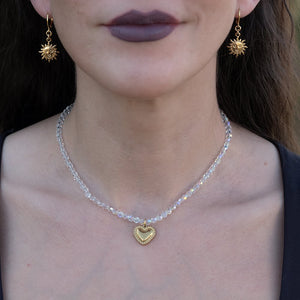 Pre-order Diamond Sacred Heart Necklace