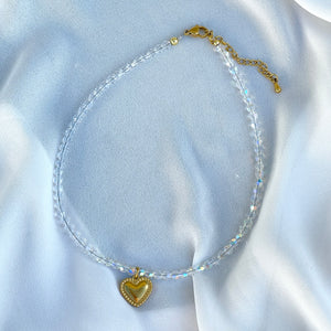 Pre-order Diamond Sacred Heart Necklace