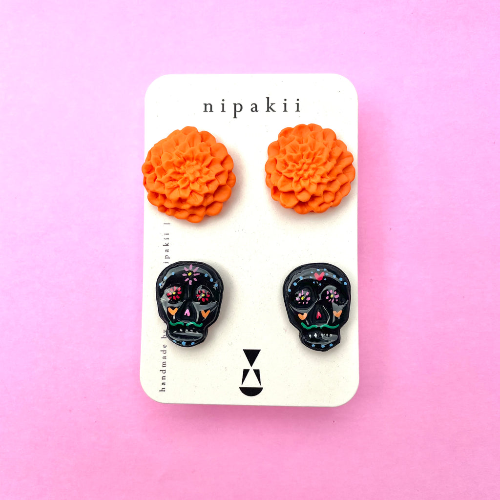 Marigold and Catrina Studs