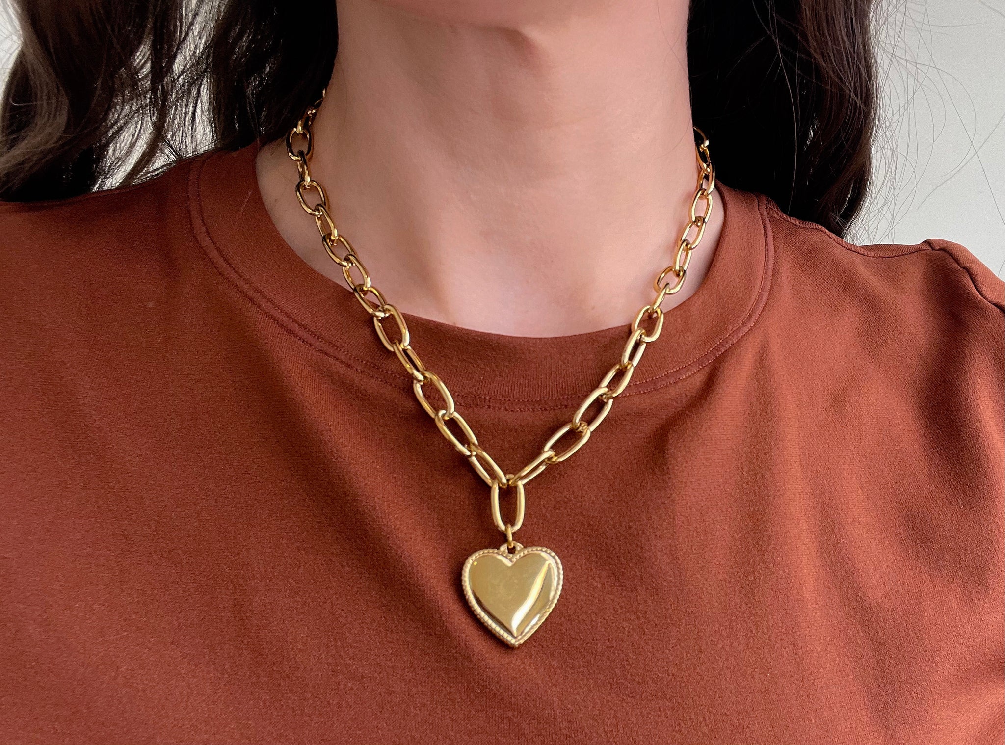 Heart Chain Necklace