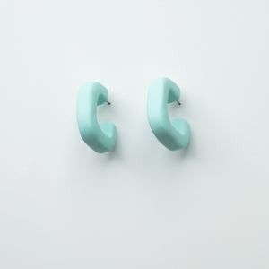 Square Hoops - Mint
