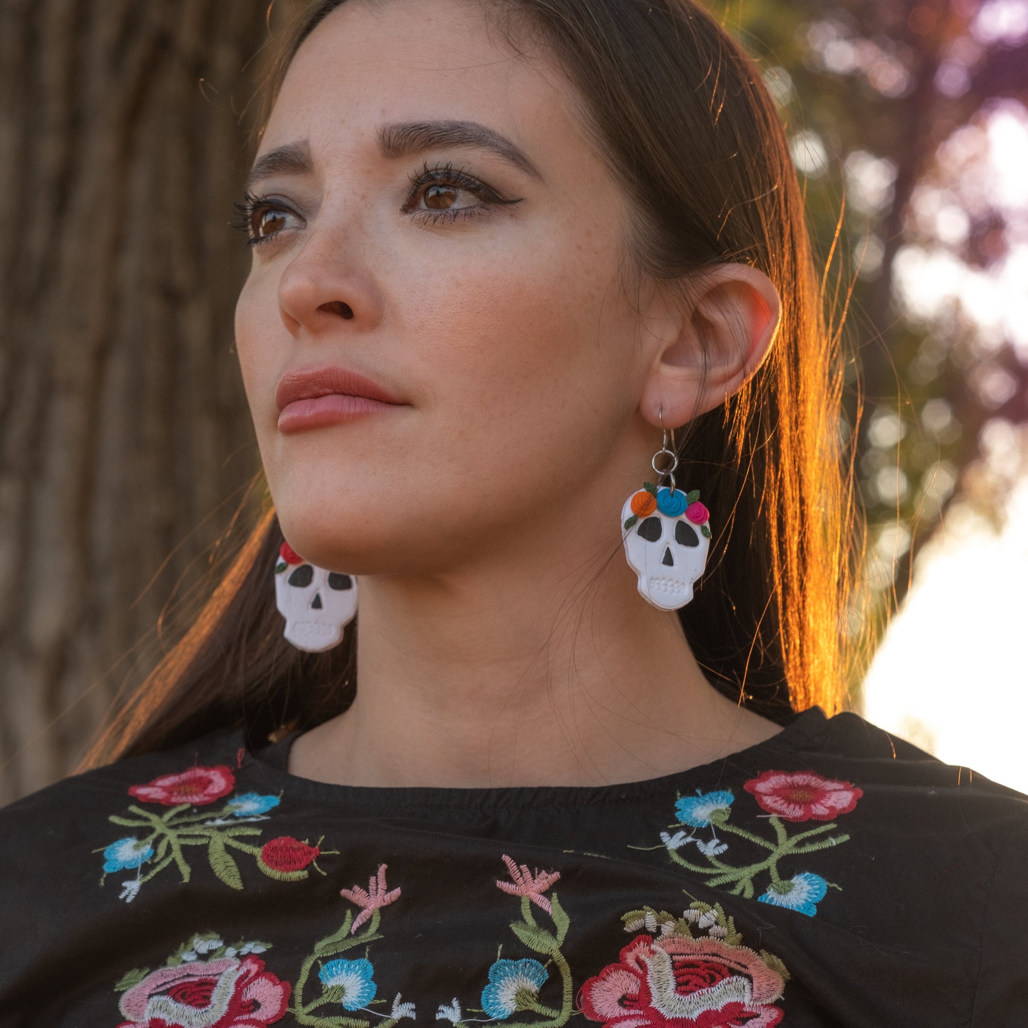 Catrina  - Mixed Rose Dangles