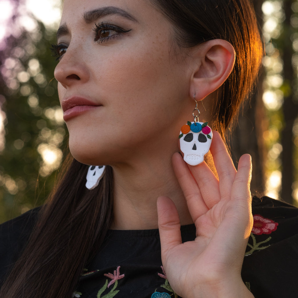 Catrina  - Mixed Rose Dangles