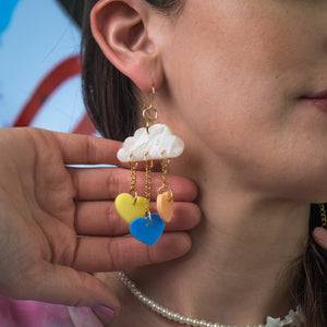 Cloud Heart Earrings