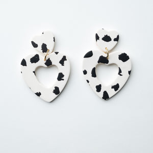 Cow Heart Earrings