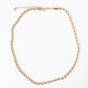 Twisted Gold Necklace