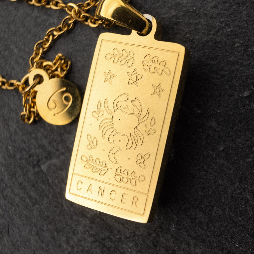Zodiac Sign Necklace - Cancer