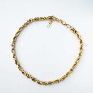 Chunky Twisted Gold Neclace