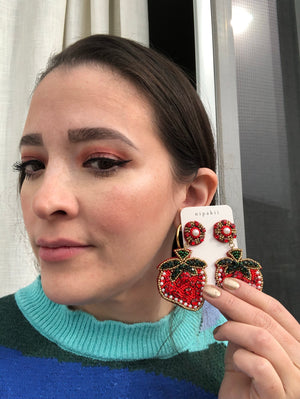 Strawberry Earrings